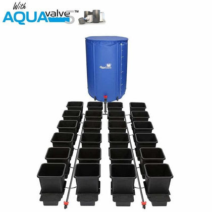 24Pot System AQUAValve5 with 15L Pots - Homegro Depot