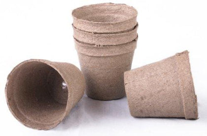 Jiffy Pot Round with slits (6cmx6cm) 3000/crt - Homegro Depot