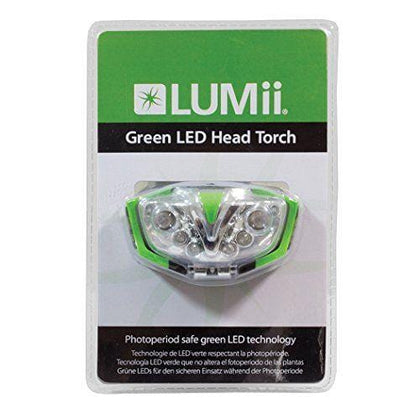 LUMii - LED Head Torch (Green) - Homegro Depot