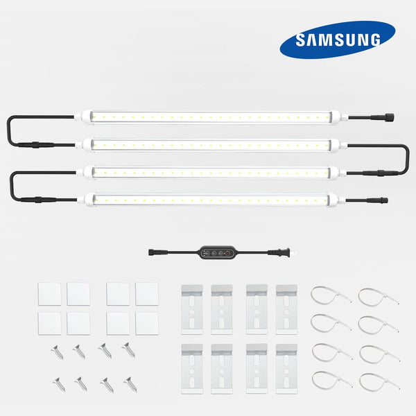 T8 LED Tube Grow Lights 10W X 4 PCS