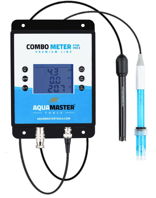 AquaMaster P700 Pro 2 Combo Meter - pH, EC, CF, PPM, temp
