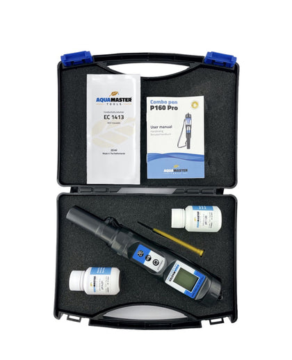 AquaMaster P160 Pro Combo Pen - pH, EC, PPM, TDS, temp