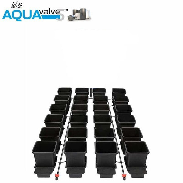 24Pot System AQUAValve5 with 15L Pots - Homegro Depot
