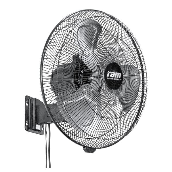 ram heavy duty oscillating wall fan 