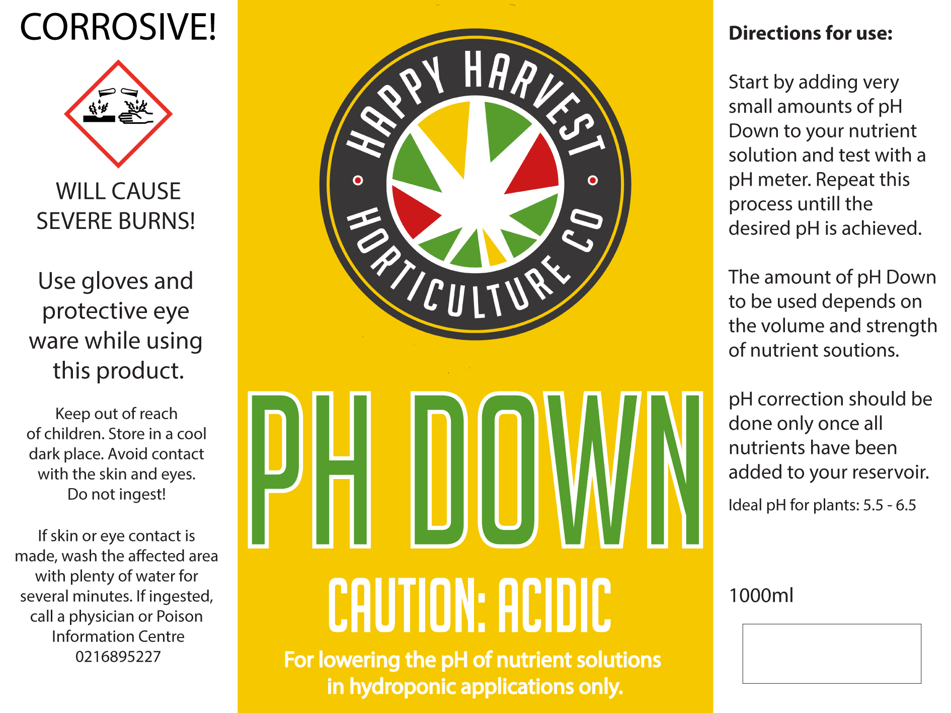Happy Harvest - pH Down