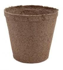 Jiffy Pot Round with holes (10cmx9cm) 840/crt - Homegro Depot