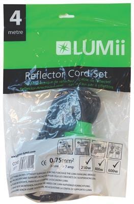 LUMii Cord Set with 4m Cord - Homegro Depot