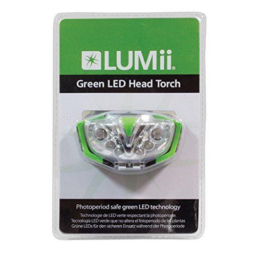 LUMii - LED-koplamp (groen) 