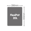 Vervangende FlexiPot 20L